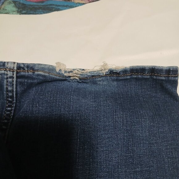 Silver Jeans Suki Slim Boot Women's W32/L33 Mid Rise Embroidered stretch indigo - Picture 9 of 9